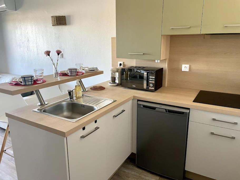 Appartement Vue Mer, 5Min A Pied De La Plage, Parking Prive ヴァロリス エクステリア 写真